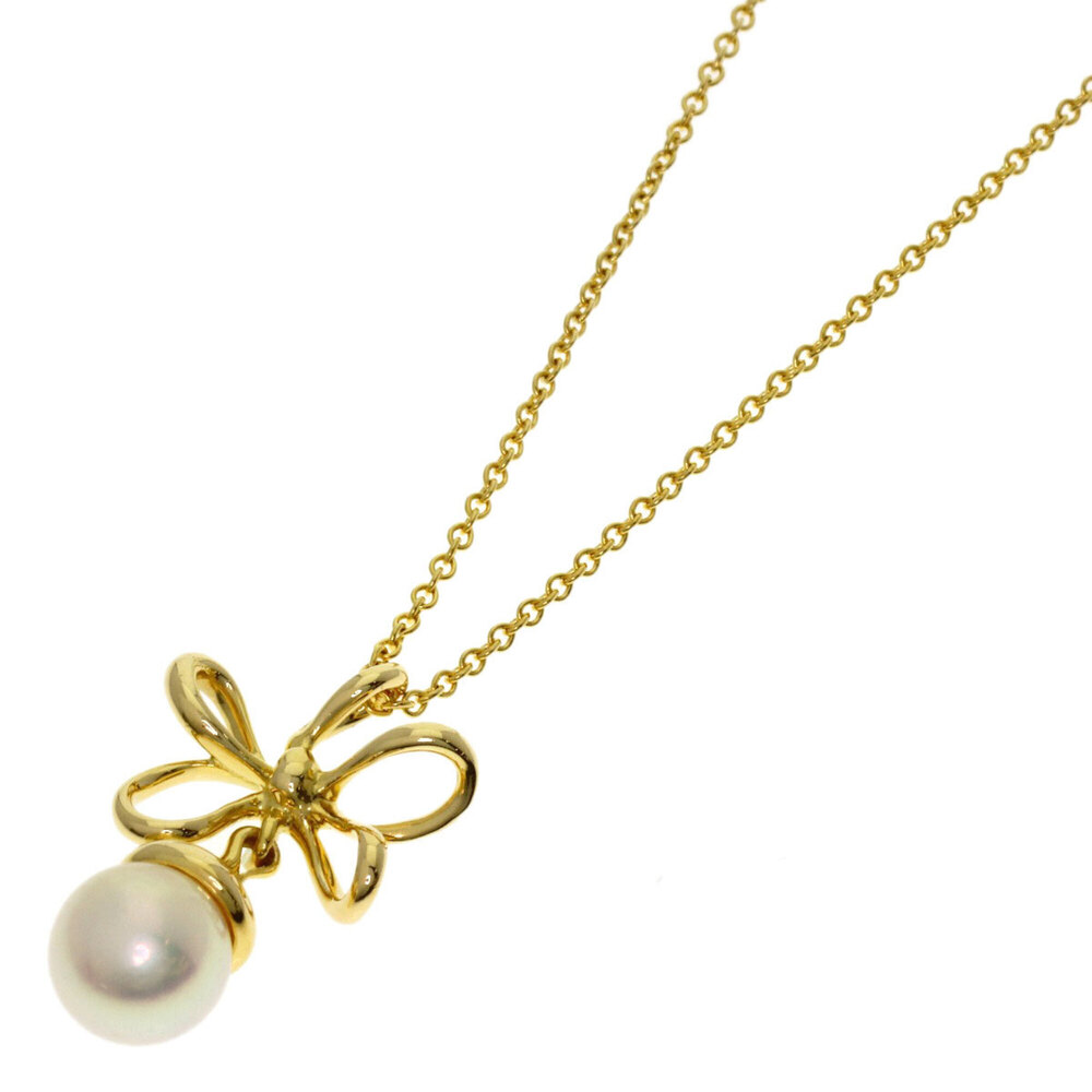 TIFFANY Authentic 18k Gold Pearl Necklace